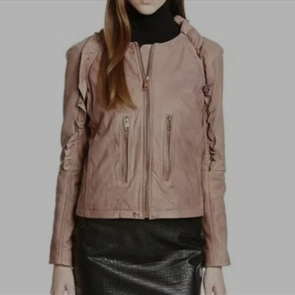 Diesel Lambskin Leather Jacket - Picture 3 of 5